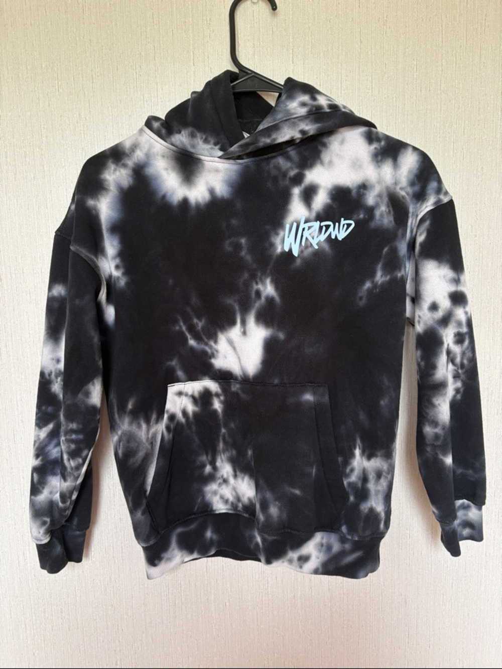Kids H&M black Tie Dye Hoodie Size 12-14